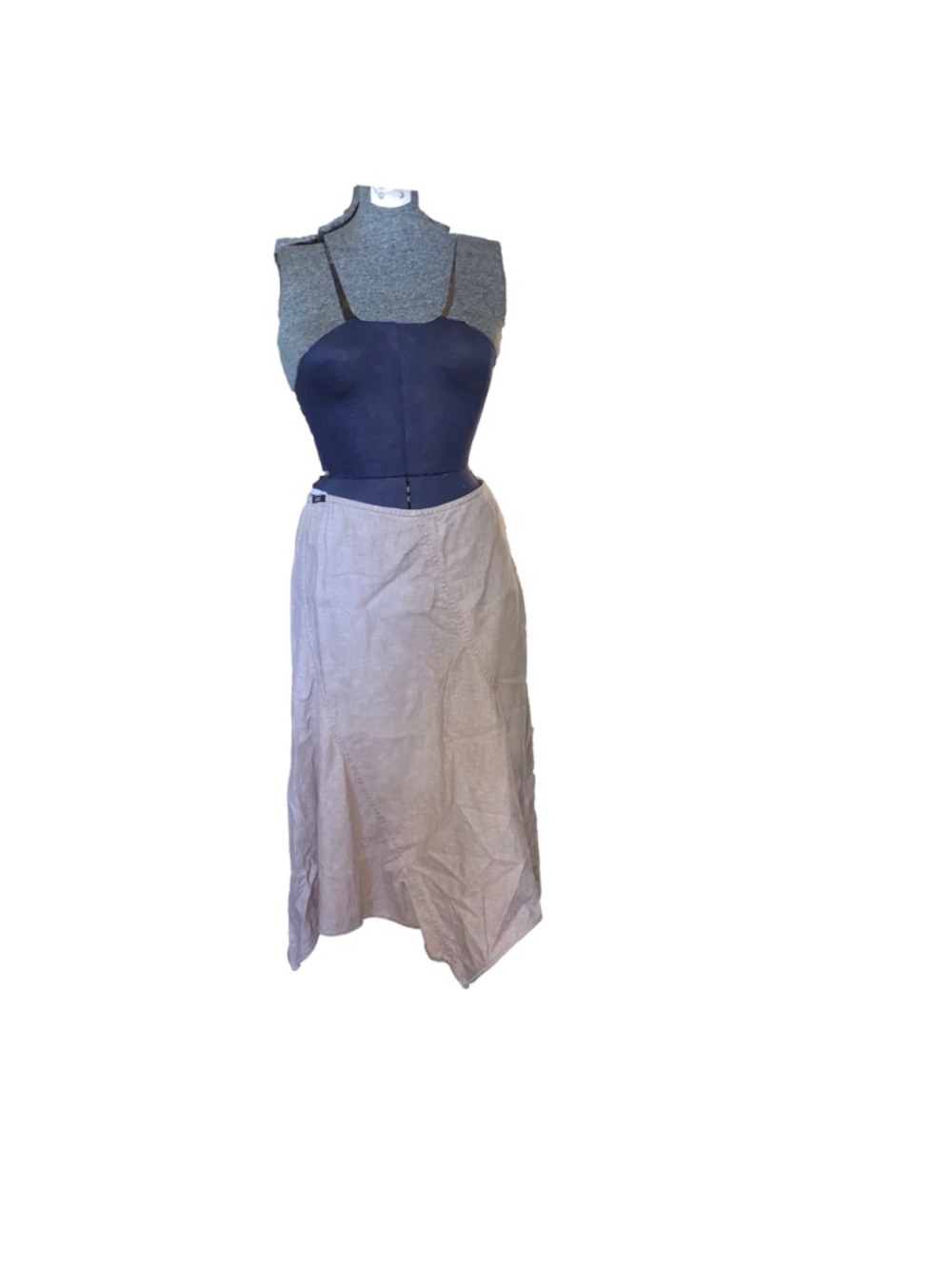 Women's Mexx Skirt Beige linen blend Size uk 8